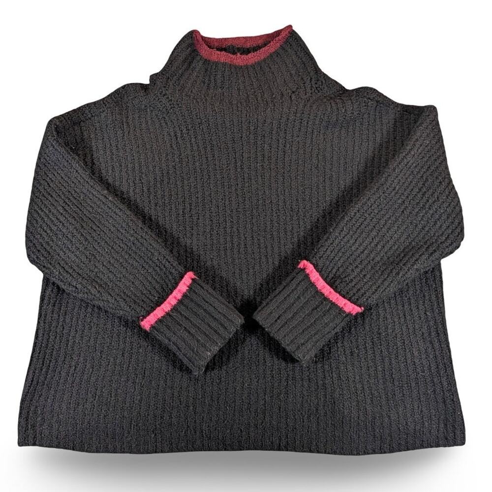 Maeve Anthropologie Ribbed Mock Neck Sweater 1X